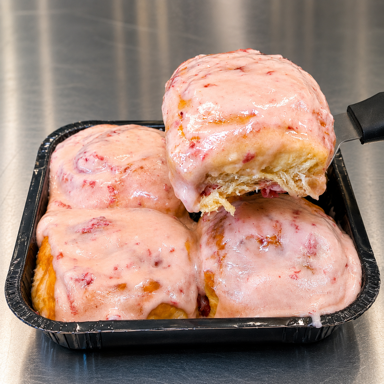 Strawberry Cheesecake Rolls 4-pack (PREORDER FOR LOCAL PICK UP ONLY)